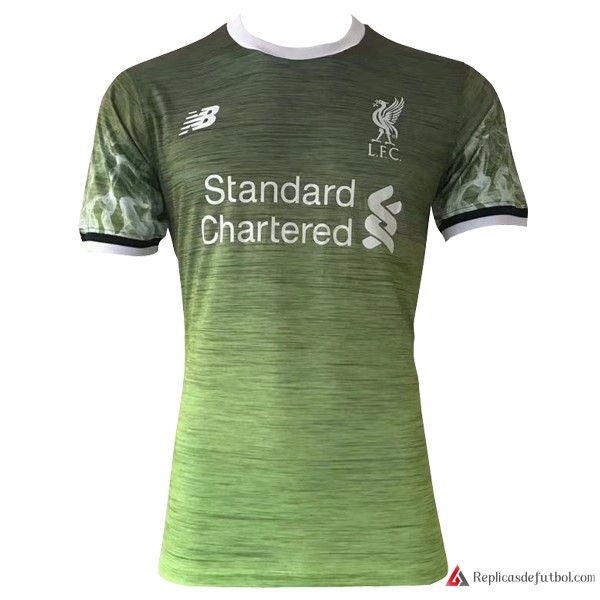 Camiseta Entrenamiento Liverpool 2017-2018 Verde